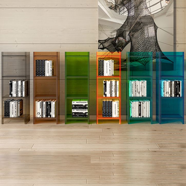 Scandinavian Style Shelf Bookcase Acrylic Closed Back Bookshelf for Office and Study Room Clearhalo 'Bookcases' 'furn' 'furn_bookcases' 'Furniture' 'furniture_bookcases' 'kitchen' 'kitchen_bookcases' 'Living Room Furniture' 'Office Furniture' 1200x1200_7fd75244-8cef-436d-ad5c-0268b5a52668