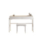 2 Drawers Makeup Table Desk Contemporary White Solid Wood Vanity Clearhalo 'Bedroom Furniture' 'furn' 'furn_makeup_vanities' 'Furniture' 'Makeup Vanities' 'makeup_vanities' 1200x1200_7fd8a0fd-78c0-4354-b2a5-69dc90e0abdf
