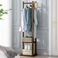 Gorgeous Free Standing Coat Rack Hanging Rail Hooks with Storage Shelf Clearhalo 'Entry & Mudroom Furniture' 'furn' 'furn_hall_tree_coat_racks' 'Furniture' 'Hall Trees & Coat Racks' 'hall_tree_coat_racks' 1200x1200_7fdd78c8-0895-476e-8edf-d0dbd17df498