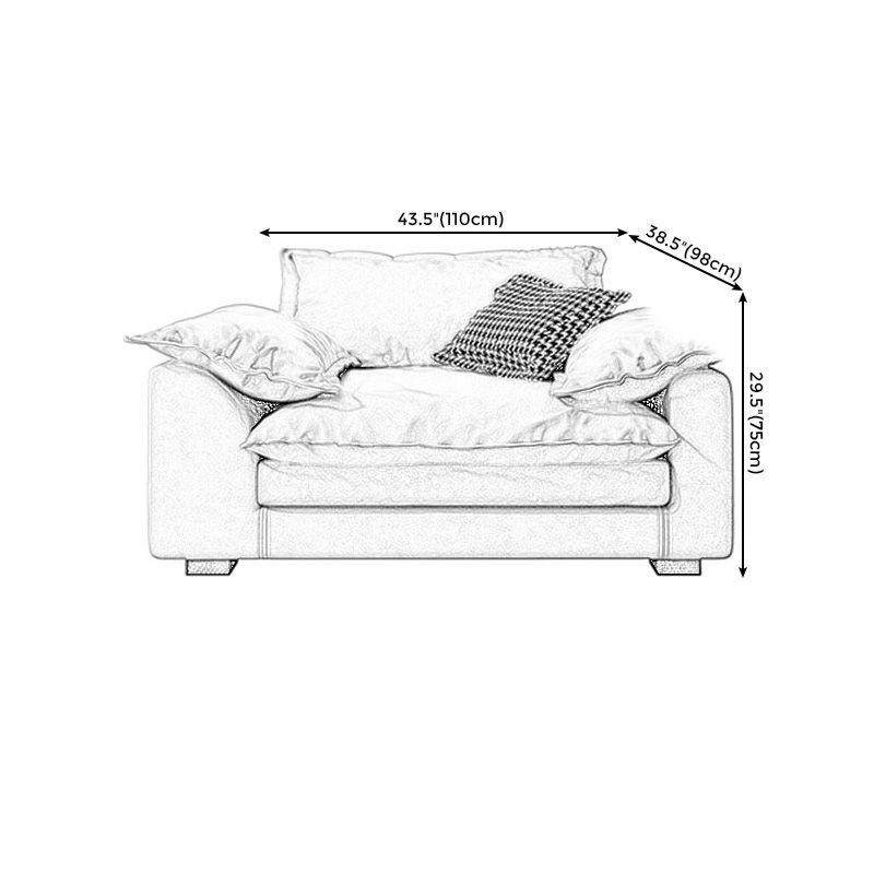 Stain Resistant Sofa Couch Square Arm Sofa Set with Pillows in Grey Clearhalo 'furn' 'furn_sofas' 'Furniture' 'Living Room Furniture' 'Sofa' 'sofas' 1200x1200_7fde9ebe-1ac6-4922-8aaf-2f301b3b30af