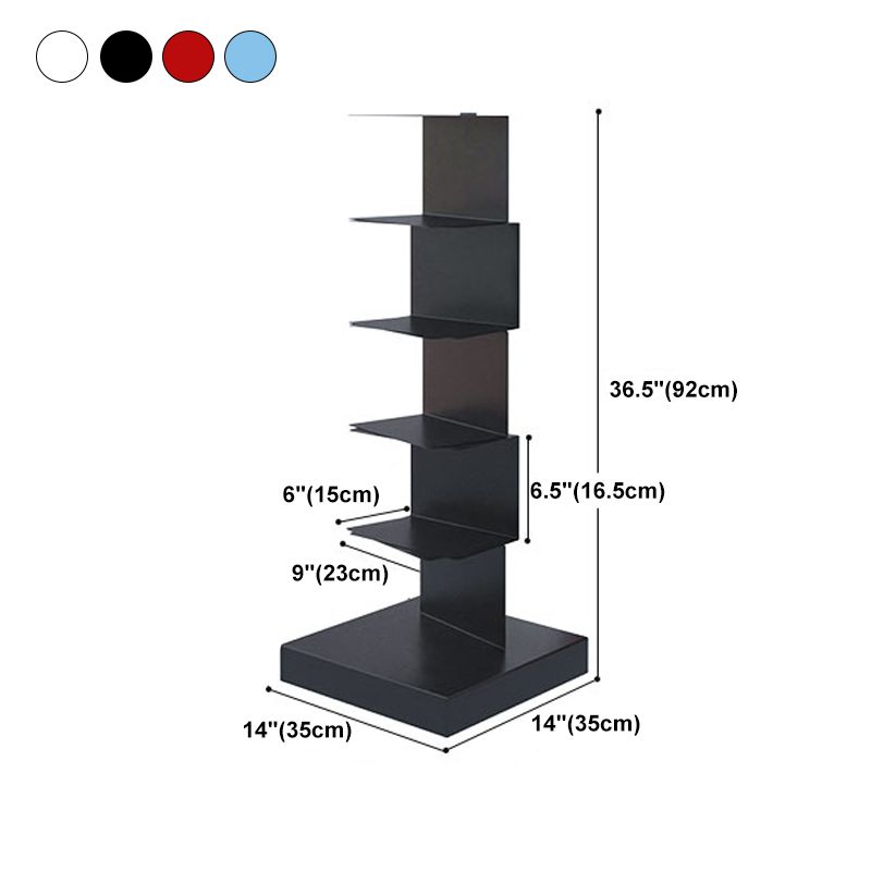 13.78"W Bookshelf Contemporary Style Invisible Bookcase for Office Study Room Clearhalo 'Bookcases' 'furn' 'furn_bookcases' 'Furniture' 'furniture_bookcases' 'Office Furniture' 1200x1200_7fdf8ab5-036e-4878-9343-52b589ba06c6