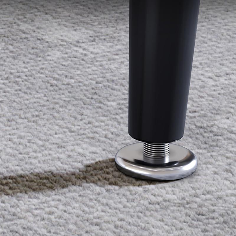 Rectangle Stone Industrial Table Standard Height Dining Table with 4 Legs Clearhalo 'Dining Tables & Seating' 'Dining Tables' 'dining_table' 'furn' 'furn_dining_table' 'Furniture' 'Kitchen & Dining Furniture' 1200x1200_7fdfbda2-4684-480a-8407-a3d2d01b6171