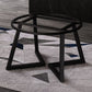 Metal and Stone Table Glam Style Minimalist Family Round Dining Table for Home