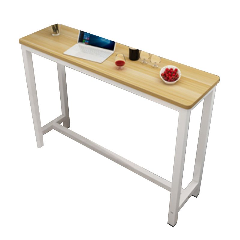 Industrial Rectangle Wood Counter Table 3/5 Pieces Bar Table Set for Cafe Clearhalo 'Bar Furniture' 'furn' 'furn_home_bar_bar_sets' 'Furniture' 'Home Bars & Bar Sets' 'home_bar_bar_sets' 'Kitchen & Dining Furniture' 1200x1200_7fe1038b-8fd8-4525-a1a1-653868c8f428