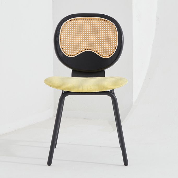 Modern Style Side Chair Upholstered King Louis Back Armless Dining Chair Clearhalo 'Dining Chairs' 'Dining Tables & Seating' 'dining_chair' 'furn' 'furn_dining_chair' 'Furniture' 'furniture_dining_chair' 'Kitchen & Dining Furniture' 1200x1200_7fe18bbd-6b36-4572-b3c8-be2a151dd2f4