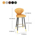 Scandinavian Home Footrest Stool Matte Finish Leather Barstool Clearhalo 'Bar Furniture' 'Bar Stools' 'bar_stools' 'Furniture' 'furniture_bar_stools' 'Kitchen & Dining Furniture' 1200x1200_7fe351e8-6abd-492d-93ad-9950eacbcda4
