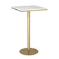 Glam Pedestal Pub Table Artificial Marble Bar Height Cocktail Table Clearhalo 'Bar Furniture' 'Bar Tables' 'bar_tables' 'furn' 'furn_bar_tables' 'Furniture' 'Kitchen & Dining Furniture' 1200x1200_7fe39b89-739d-43cf-96f1-8802a4606b5f