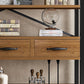 Industrial Style Bookshelf Open Shelf Bookcase with Drawer Storage Clearhalo 'Bookcases' 'furn' 'furn_bookcases' 'Furniture' 'furniture_bookcases' 'kitchen' 'kitchen_bookcases' 'Living Room Furniture' 'Office Furniture' 1200x1200_7fe71e88-11c6-4cec-a3ce-60f4cab1d871