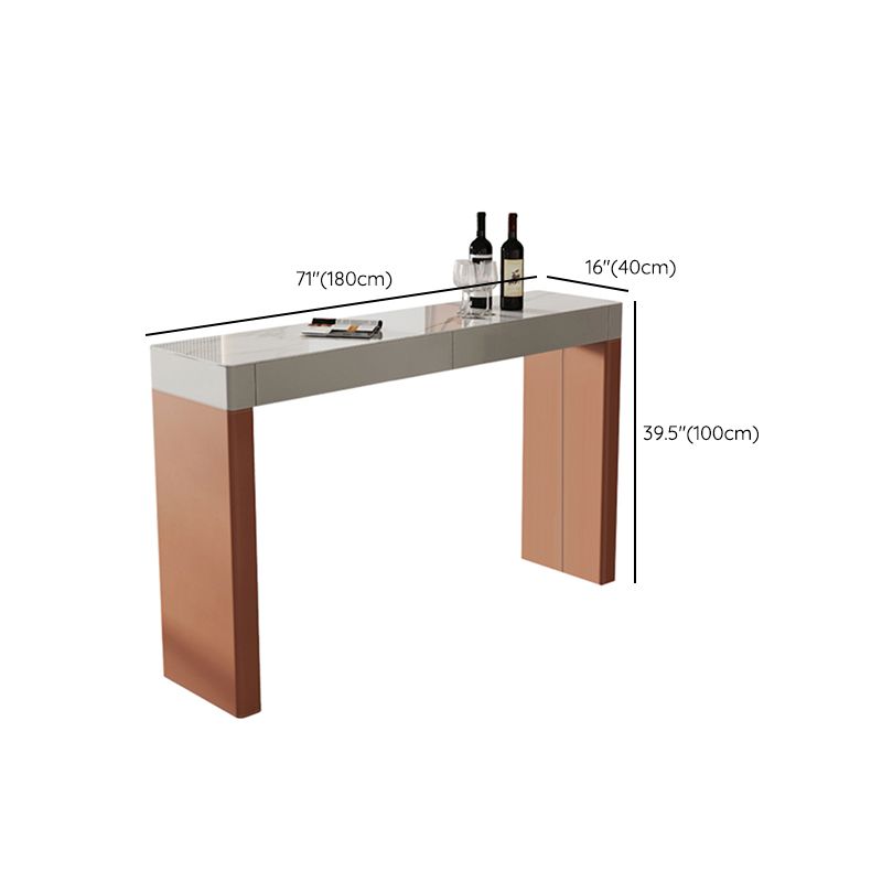 Orange Bar Stool and Table Set Contemporary 1/2/3 Pieces Bar Table Set Clearhalo 'Bar Furniture' 'furn' 'furn_home_bar_bar_sets' 'Furniture' 'Home Bars & Bar Sets' 'home_bar_bar_sets' 'Kitchen & Dining Furniture' 1200x1200_7fe79c17-b7d7-489f-ab8f-047737242980