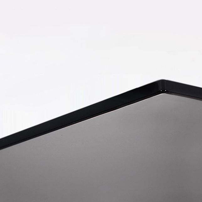 Schwarzer Kleiderschrank, zeitgenössischer Glas-Kleiderschrank für Zuhause