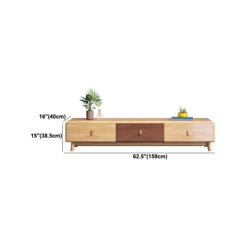 Contemporary Wood TV Stand Enclosed Storage TV Media Stand for Living Room Clearhalo 'furn' 'furn_tv_stands_entertainment_centers' 'Furniture' 'Living Room Furniture' 'TV Stands & Entertainment Centers' 'TV Stands & Media Storage Furniture' 'tv_stands_entertainment_centers' 1200x1200_7fe86b70-c205-4f89-bd60-3ddcacbc1797