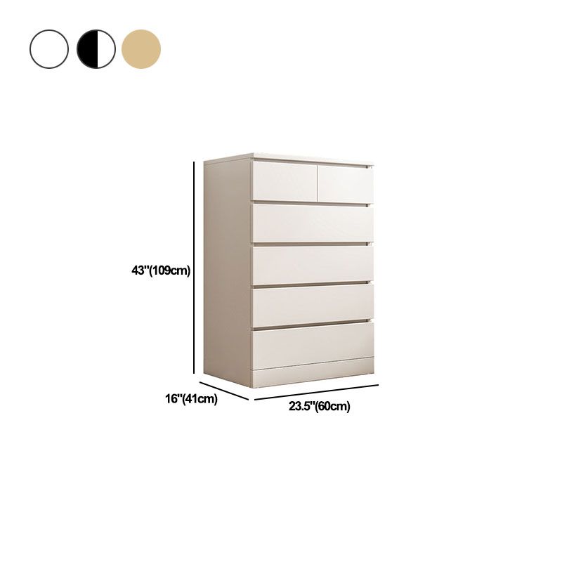 23.5" X 16" Storage Chest Modern Vertical Lingerie Chest with 5 / 6 Drawers Clearhalo 'Bedroom Furniture' 'Dressers & Chests' 'dressers_chests' 'furn' 'furn_dressers_chests' 'Furniture' 1200x1200_7feb4f21-03f5-4fa4-bc58-4bd2bf44c6e9