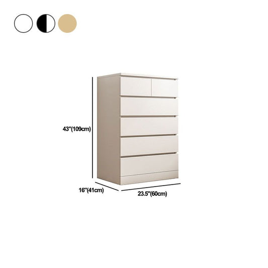 23.5" X 16" Storage Chest Modern Vertical Lingerie Chest with 5 / 6 Drawers Clearhalo 'Bedroom Furniture' 'Dressers & Chests' 'dressers_chests' 'furn' 'furn_dressers_chests' 'Furniture' 1200x1200_7feb4f21-03f5-4fa4-bc58-4bd2bf44c6e9