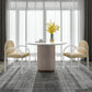 Modern Simple Arm Chair Acrylic Frame Dining Arm Chair for Living Room