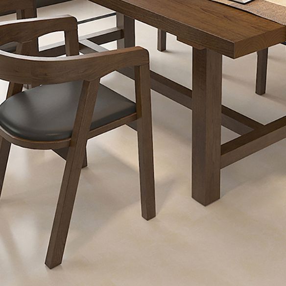 Farmhouse Style Kitchen Sintered Stone Furniture of Standard Height Formal Dining Room Table Set Clearhalo 'Dining Room Sets' 'Dining Tables & Seating' 'dining_room_set' 'furn' 'furn_dining_room_set' 'Furniture' 'furniture_dining_room_set' 'Kitchen & Dining Furniture' 'kitchen&dining_furn' 'kitchen' 1200x1200_7febc11a-2522-4609-b30d-1cfda0686c95