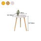 3 Legs End Table Natural/ White/ Yellow Round Wood Side End Table Clearhalo 'Coffee & Accent Tables' 'End & Side Tables' 'end_side_table' 'end_side_tables' 'furn' 'furn_end_side_tables' 'Furniture' 'furniture_end_side_table' 'Living Room Furniture' 1200x1200_7fecd37e-35d1-48cb-8f9f-60d000cfbffa