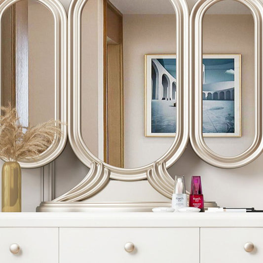 Victorian Storage Makeup Vanity Desano da letto da letto Schibini da tavolo con 3 cassetti