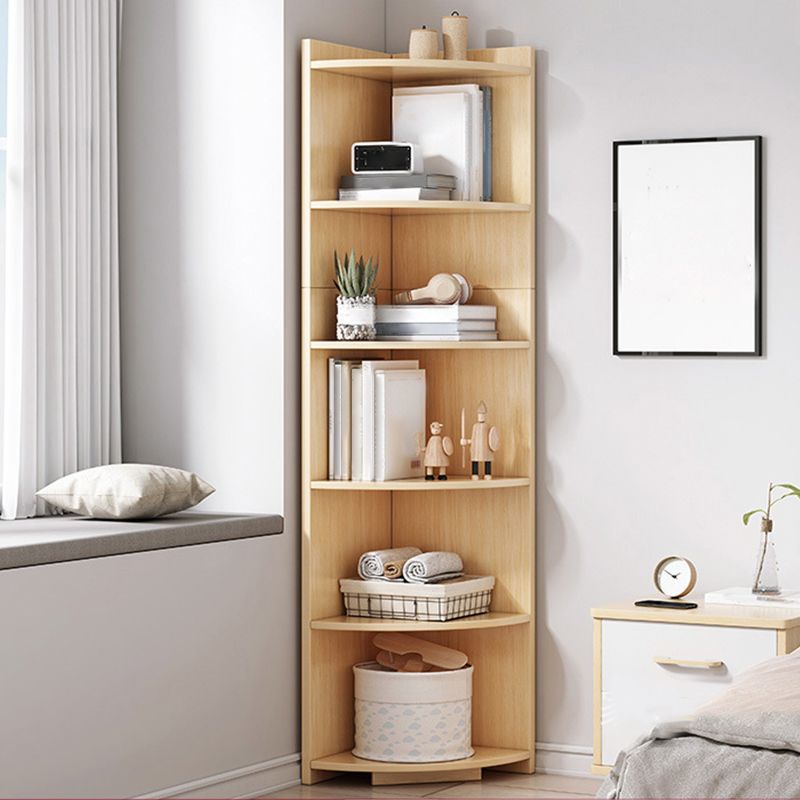 Corner Wood Accent Chest with Shelves Contemporary Side Cabinet Clearhalo 'Cabinets & Chests' 'cabinets_chests' 'furn' 'furn_cabinets_chests' 'Furniture' 'Living Room Furniture' 1200x1200_7ff12376-e1cc-4646-9fdf-c9722fd6433d