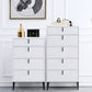 Commode contemporaine de 13,65 pouces de largeur avec 3/4/5 tiroirs
