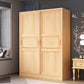 Modern Wardrobe Armoire Solid Wood Wardrobe Cabinet with Doors