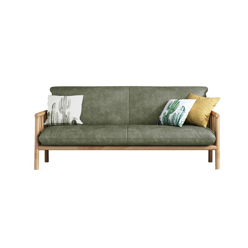 Contemporary Cushions Standard Tuxedo Arm Living Room Faux Leather Settee Clearhalo &#39;furn&#39; &#39;furn_sofas&#39; &#39;Furniture&#39; &#39;Living Room Furniture&#39; &#39;Sofa&#39; &#39;sofas&#39; 1200x1200_7ff4fa56-568b-464d-aa7e-c5b7df3d9cd1