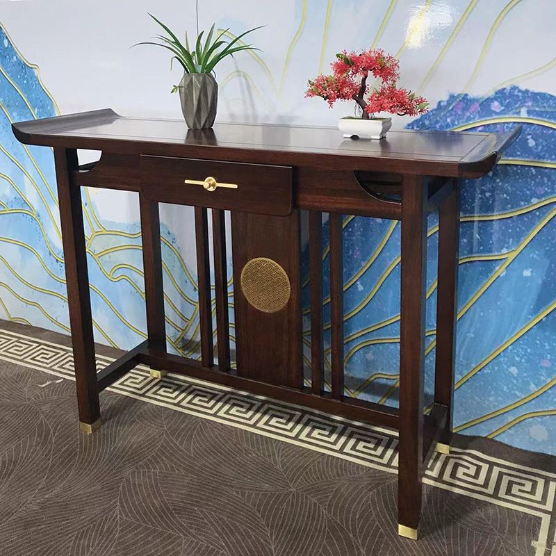 Rectangle Shape Contemporary Console Table Wooden Console Sofa Table Clearhalo 'Console Tables' 'console_tables' 'Entry & Mudroom Furniture' 'furn' 'furn_console_tables' 'Furniture' 1200x1200_7ffb5710-faf5-47e1-9a20-7f876c8b9ac2