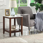 Farmhouse Living Room 4-Leg End Table One-Shelf Wooden Sofa End Table Clearhalo 'Coffee & Accent Tables' 'End & Side Tables' 'end_side_table' 'end_side_tables' 'furn' 'furn_end_side_tables' 'Furniture' 'furniture_end_side_table' 'Living Room Furniture' 1200x1200_7fffb460-8e3a-4f92-b4df-eeb484d284e4