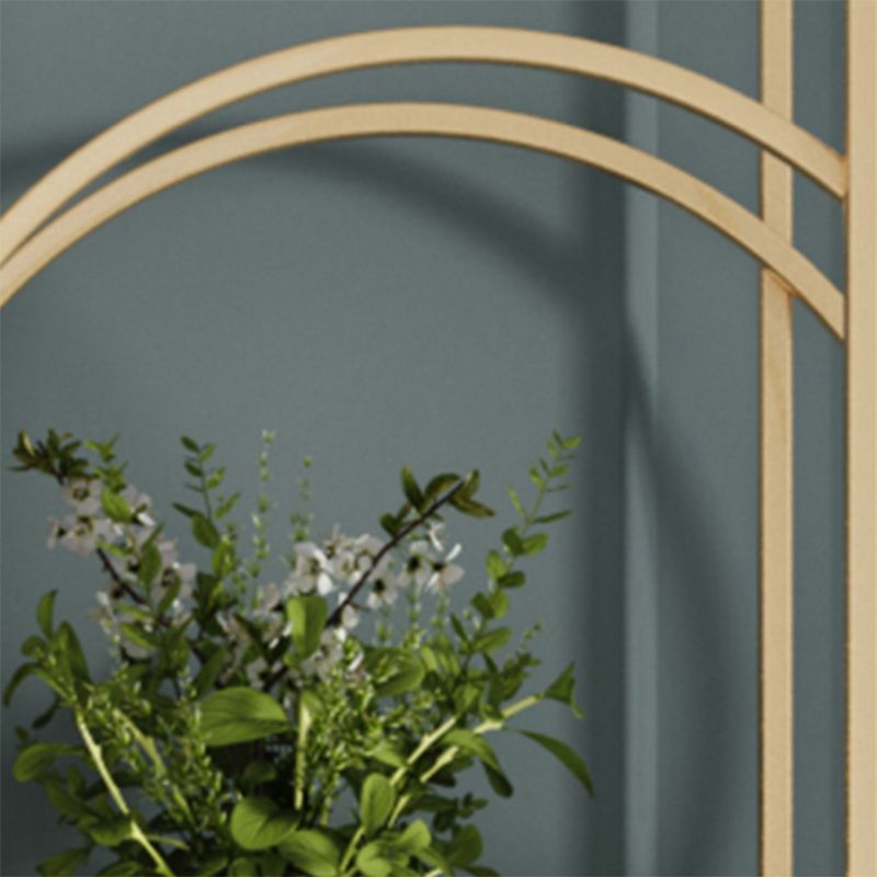 Glam Metal Shelf BOOKCAST Open Back Bookshelf voor studieruimte