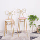 Nordic Armless Backrest Counter Stool Iron Cafe Bar Stool with Leather Cushion and Pedal Clearhalo 'Bar Furniture' 'Bar Stools' 'bar_stools' 'furn' 'furn_bar_stools' 'Furniture' 'furniture_bar_stools' 'Kitchen & Dining Furniture' 1200x1200_8003cc69-8833-4b1d-bf80-86f473873b5f