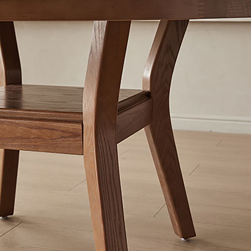 Modern Dining Round Table Dining Sintered Stone Table for Restaurant with Wood Legs Clearhalo 'Dining Tables & Seating' 'Dining Tables' 'dining_table' 'furn' 'furn_dining_table' 'Furniture' 'furniture_dining_table' 'Kitchen & Dining Furniture' 'kitchen' 'kitchen_dining_table' 1200x1200_800635b0-50f4-4762-a779-66584ef40c7b