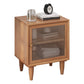Wooden Night Table Modern Minimalist Bedside Table with Cabinet Clearhalo 'Bedroom Furniture' 'furn' 'furn_night_stand' 'Furniture' 'night_stand' 'Nightstands' 1200x1200_8007d748-a86e-49dd-929b-716f59a87d26