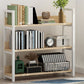 Open Steel Wood Bookcase Modern Home Simple Office Rectangular Bookshelf