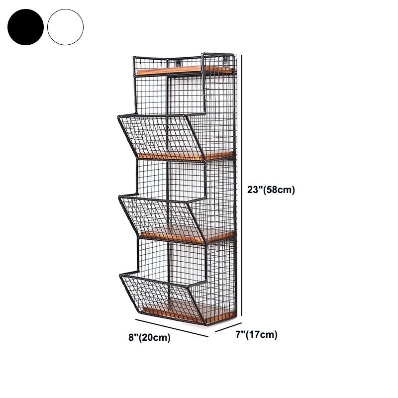Industrial Wall Unit Bookshelf with Iron Frame Pine Wood Shelf Clearhalo 'Bookcases' 'furn' 'furn_bookcases' 'Furniture' 'furniture_bookcases' 'Office Furniture' 1200x1200_800b42f9-36e1-4afc-8a0c-f894cf69c758