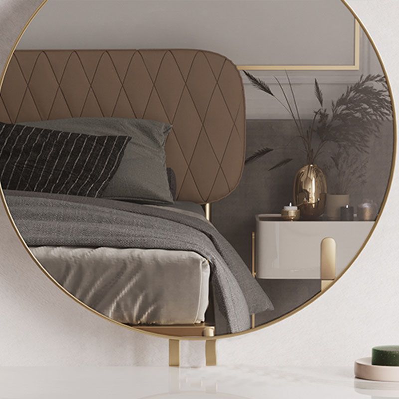 Glam Slate Top Vanity Table 2-Drawer Vanity Dressing Table Set Clearhalo 'Bedroom Furniture' 'furn' 'furn_makeup_vanities' 'Furniture' 'Makeup Vanities' 'makeup_vanities' 1200x1200_800bc12c-1b48-41f9-aab6-62f24b13d5b5