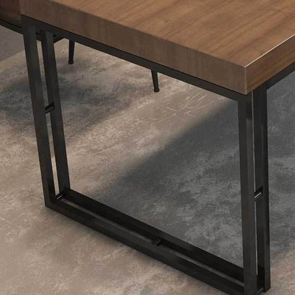 Moderne 1/5/7 Stück Essset Rechteck Holz Esstisch für Café