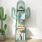 Modern Style Bookshelf Standard Closed Back Metal Home Bookcase