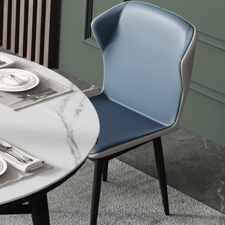 Kitchen Modern Sintered Stone Dining Table of Traditional Height with Collapsible Dining Room Sets Clearhalo 'Dining Room Sets' 'Dining Tables & Seating' 'dining_room_set' 'furn' 'furn_dining_room_set' 'Furniture' 'furniture_dining_room_set' 'Kitchen & Dining Furniture' 'kitchen&dining_furn' 'kitchen' 1200x1200_800df139-1997-400c-96eb-f5f27accfb0f