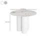 Mesa de comedor de piedra redonda moderna 1/3 piezas de comedor para comedor
