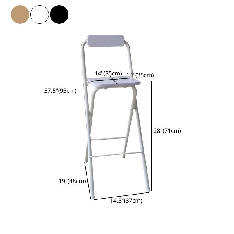 Industrial Style Fold Counter Stools Indoor Wood Metal Simple Bar Stool Clearhalo 'Bar Furniture' 'Bar Stools' 'bar_stools' 'furn' 'furn_bar_stools' 'furniture_bar_stools' 'Kitchen & Dining Furniture' 'kitchen&dining_furn' 'kitchen' 'kitchen_furn' Furniture' 1200x1200_800eb2da-29d1-4c84-a936-1bc2f8a01b63