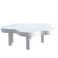 Table basse scandinave de forme libre avec 3 pieds en bois de pin