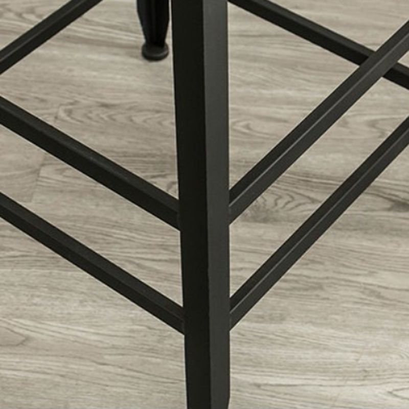 Industrial 1/2/9 Pieces Bar Table Set Rectangle Pine Wood Counter Table with High Stools Clearhalo 'Bar Furniture' 'furn' 'furn_home_bar_bar_sets' 'Furniture' 'Home Bars & Bar Sets' 'home_bar_bar_sets' 'Kitchen & Dining Furniture' 1200x1200_80184c80-e750-4747-83ee-44c39c0cbb38