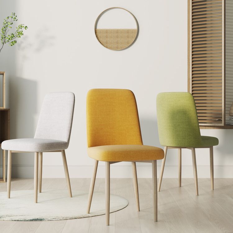 Fabric Dining Side Chairs Glam Style Parsons Chair of 16'' Wide for Kitchen Clearhalo ' kitchen&dining_furn' 'Dining Chairs' 'Dining Tables & Seating' 'dining_chair' 'Furniture' 'furniture_dining_chair' 'Kitchen & Dining Furniture' 'kitchen' 1200x1200_8019ddbe-266c-426e-ad52-96dc42001274