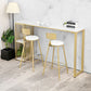 Glam Stone Bar Table Set 1/2/3 Pieces Rectangular Counter Set Clearhalo 'Bar Furniture' 'furn' 'furn_home_bar_bar_sets' 'Furniture' 'Home Bars & Bar Sets' 'home_bar_bar_sets' 'Kitchen & Dining Furniture' 1200x1200_8020b662-cb0c-47ea-95da-4c3b38a5db1a