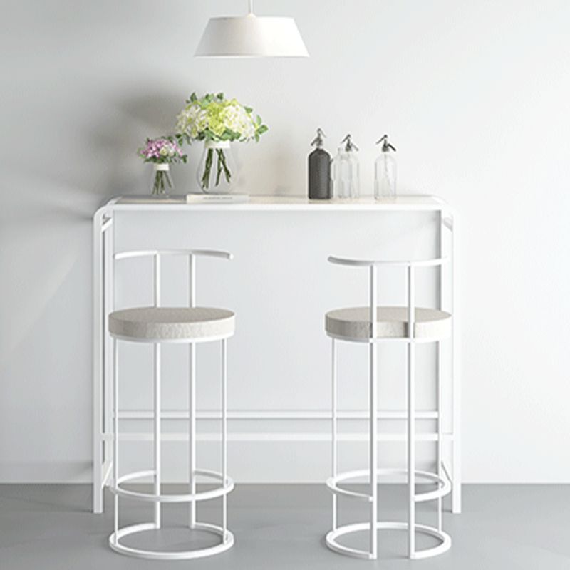 Modern Bar Dining Table Rectangle Indoor Bar Stool Table with Footrest Clearhalo 'Bar Furniture' 'Bar Tables' 'bar_tables' 'furn' 'furn_bar_tables' 'Furniture' 'Kitchen & Dining Furniture' 1200x1200_80277a1e-69d4-474c-a0e8-87007f2e4d27