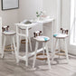 Contemporary Solid Wood Bar Table 47.2"L Trestle Base Bar Desk for Indoor Clearhalo 'Bar Furniture' 'Bar Tables' 'bar_tables' 'furn' 'furn_bar_tables' 'Furniture' 'Kitchen & Dining Furniture' 1200x1200_8027bc5b-08f2-423e-8138-1bdf92885ebc