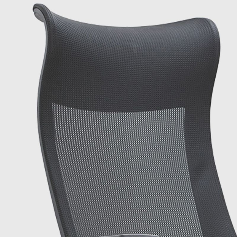 Fixed Arms Office Stuhl Neigungsmechanismus ohne belastende ergonomische Schreibtischstuhl mit Rädern