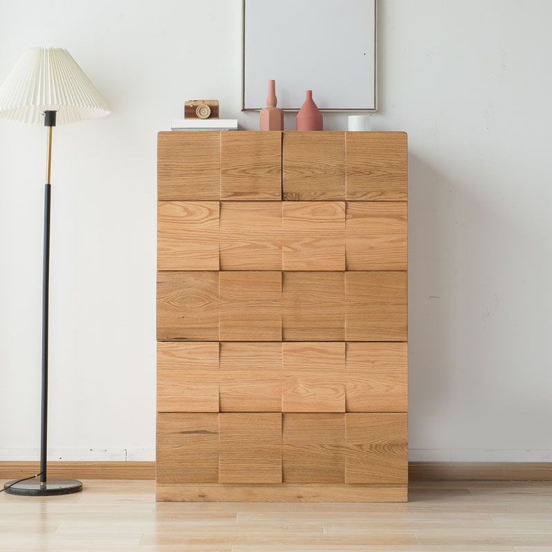 6-Drawer Solid Wood Accent Chest 49.2-In Tall Storage Cabinet Clearhalo 'Cabinets & Chests' 'cabinets_chests' 'furn' 'furn_cabinets_chests' 'Furniture' 'Living Room Furniture' 1200x1200_8028f70d-984a-4e8a-9541-6423f0bed6dd