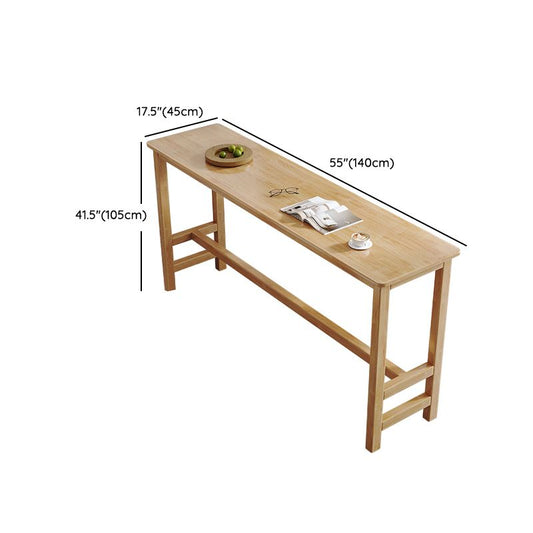 1/4/7 Pieces Pub Dining Set Contemporary Solid Wood Pub Table Set
