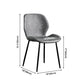 Modern Metal Kitchen Dining Side Chair Black Wingback Side Dining Side Chair Clearhalo ' kitchen&dining_furn' 'Dining Chairs' 'Dining Tables & Seating' 'dining_chair' 'Furniture' 'furniture_dining_chair' 'Kitchen & Dining Furniture' 'kitchen' 1200x1200_802cd980-78c0-4981-870d-2503c725a1f2