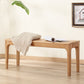 Rectangle 11.8" Wide Seating Bench Solid Wood Entryway Bench Clearhalo 'Benches' 'Chairs & Seating' 'furn' 'furn_benches' 'Furniture' 'Living Room Furniture' 1200x1200_802d1597-88e0-4de2-b939-bba4992ab0bb